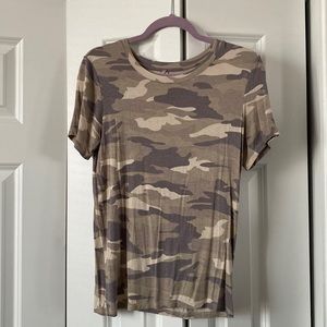 Camo short sleeve shirt